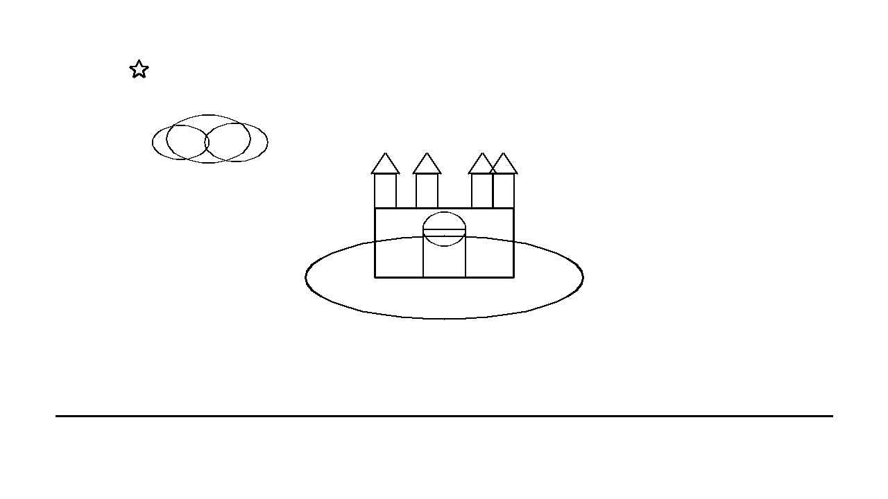 Floating Island Castle Coloring Page