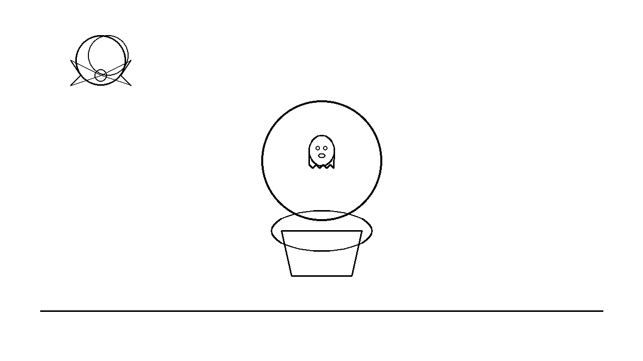 Fortune Crystal Ball Coloring Page