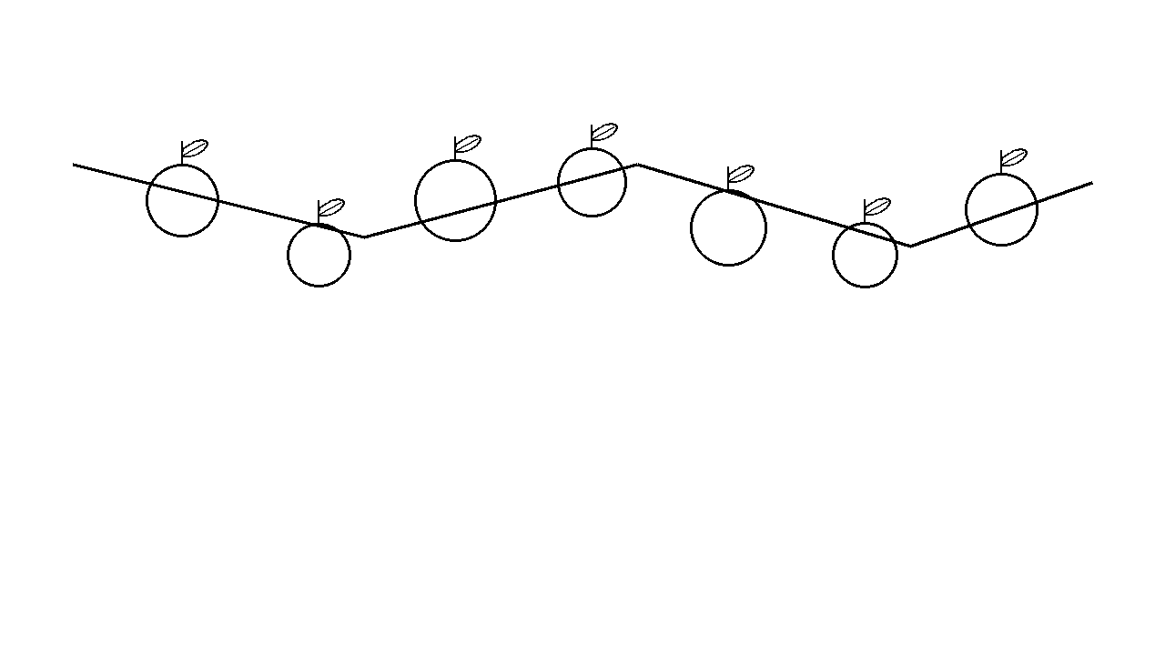 Fruit Garland Hanging Coloring Page