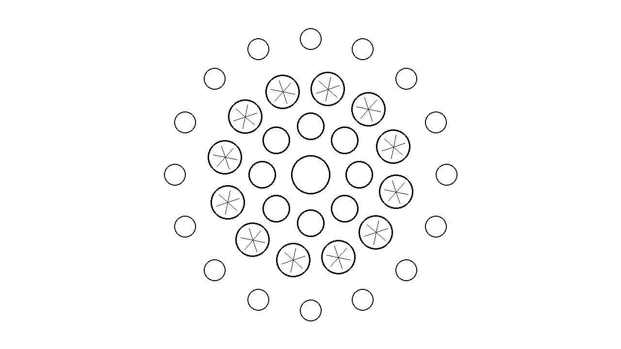 Fruit Mandala Pattern Coloring Page