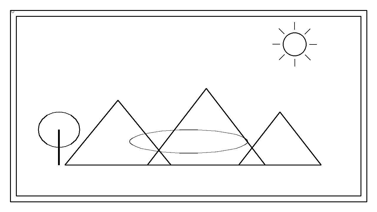 Generic Picnic Meadow Coloring Page