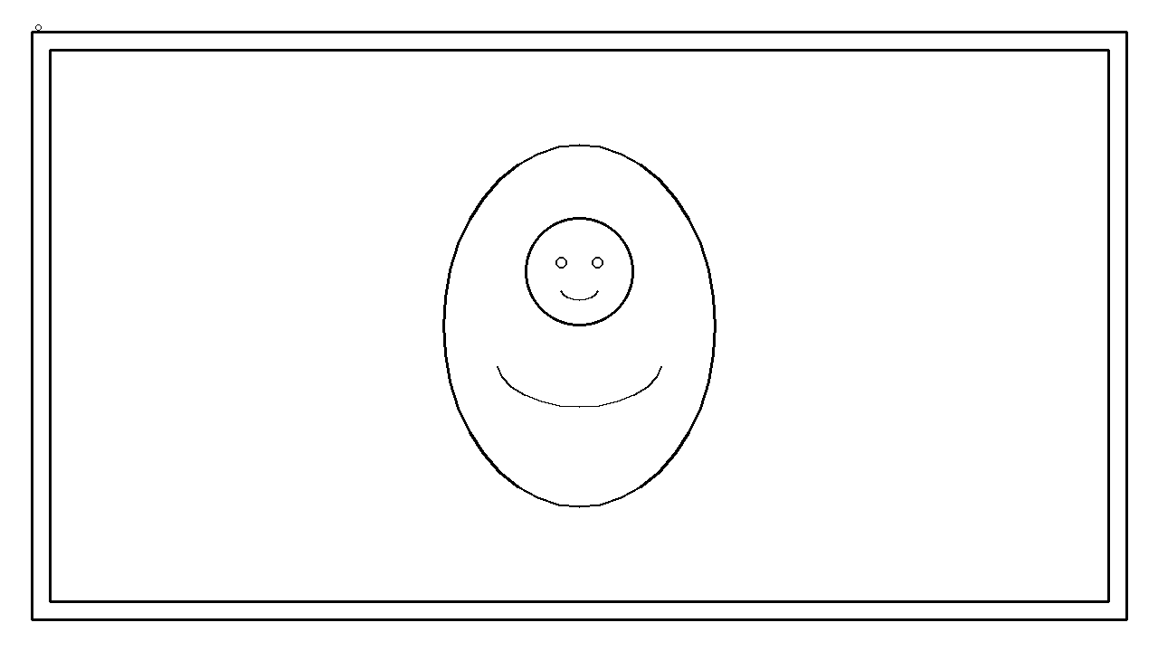 Generic Portrait Oval Coloring Page