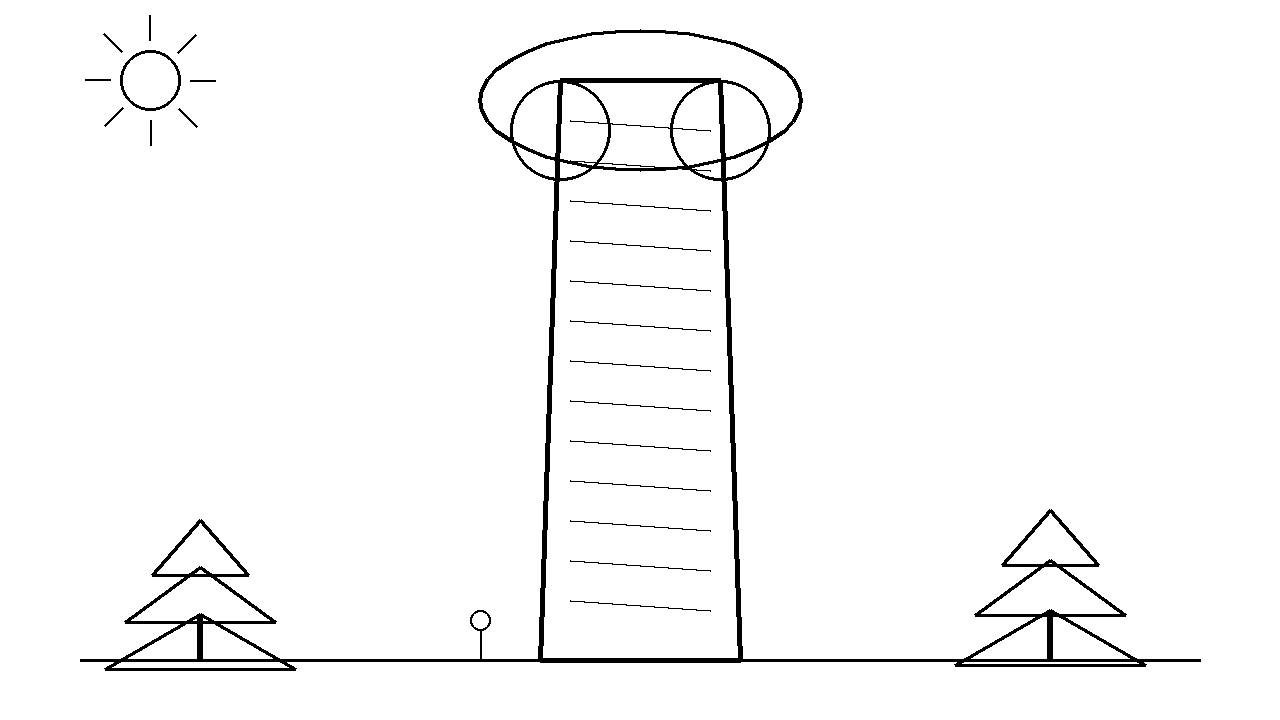 Giant Sequoia Tree Coloring Page