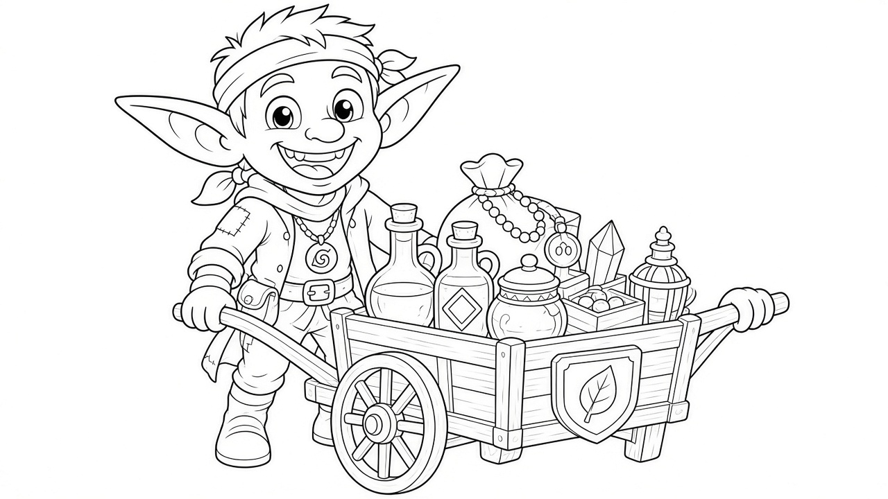 Goblin Merchant Cart