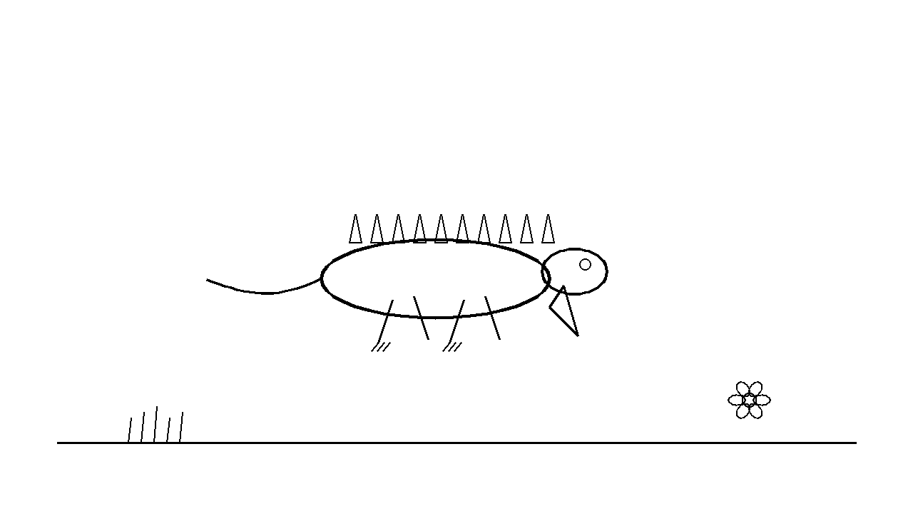 Green Iguana Coloring Page