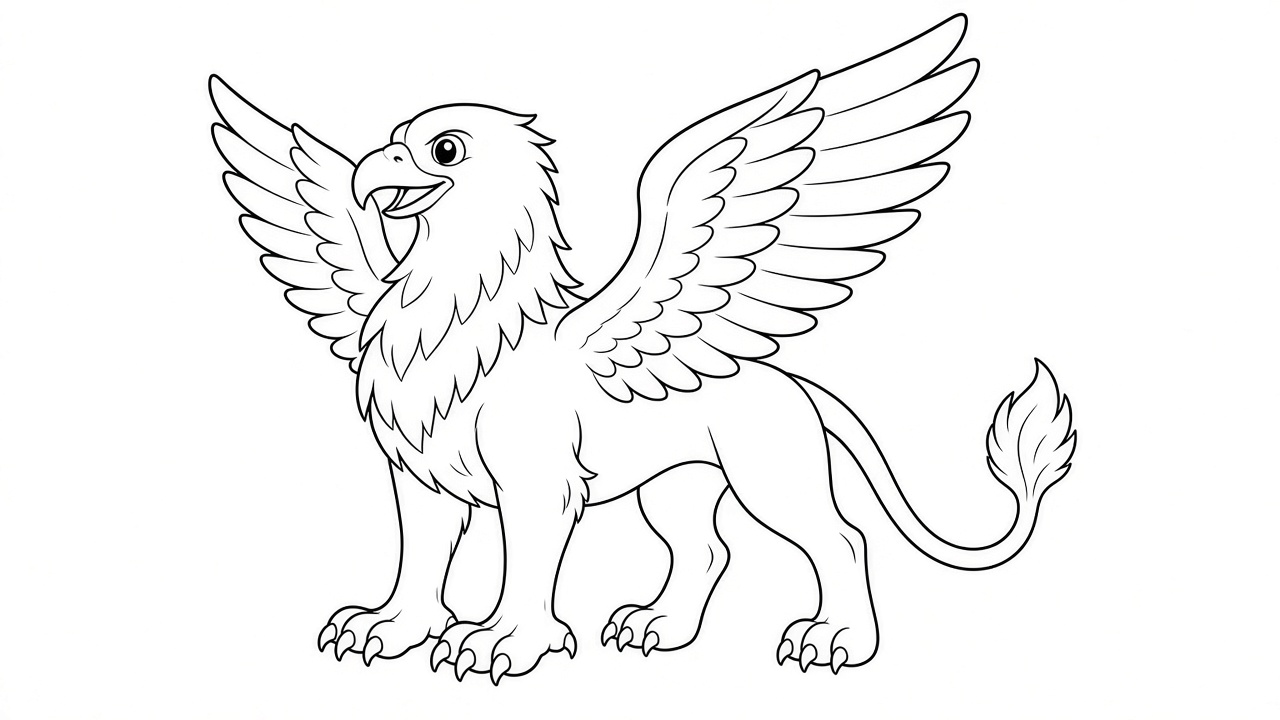 Griffin Standing Proud