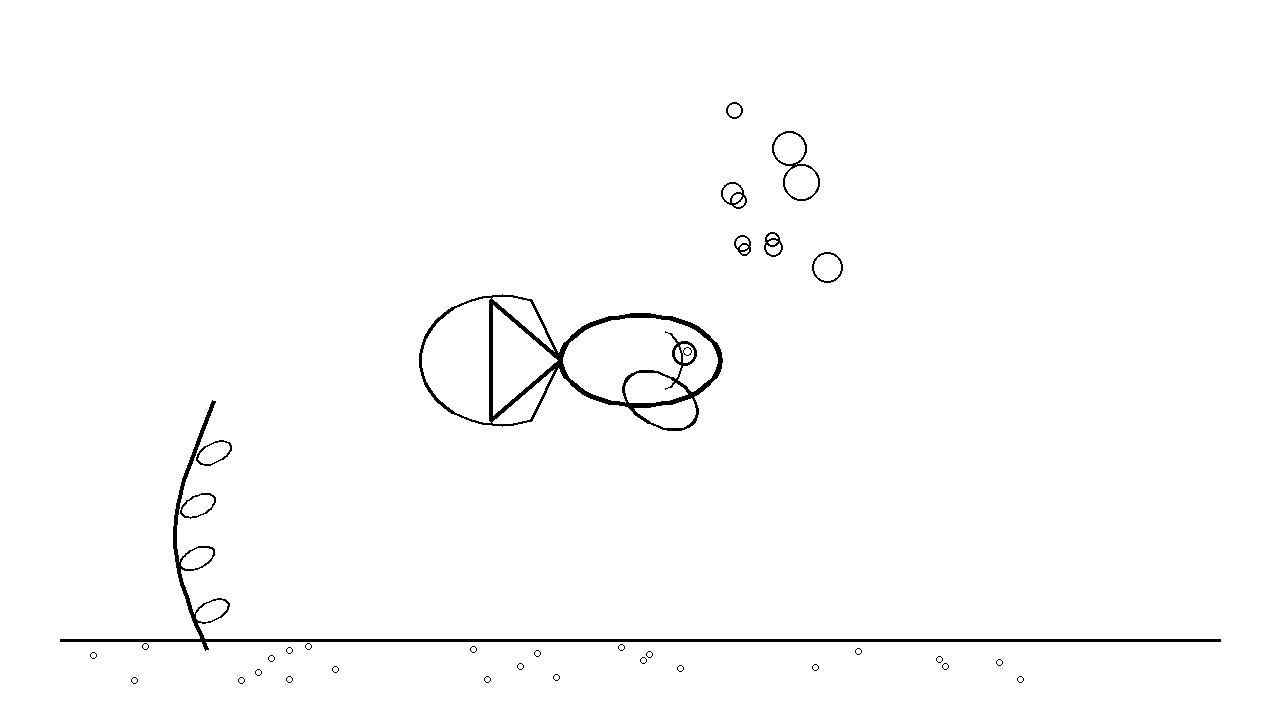 Guppy Fancy Tail Coloring Page
