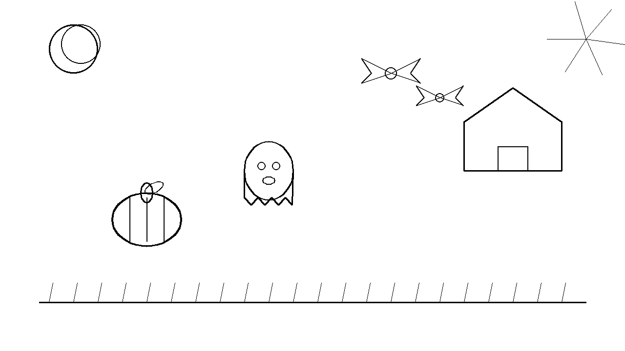 Halloween Fun Collage Coloring Page