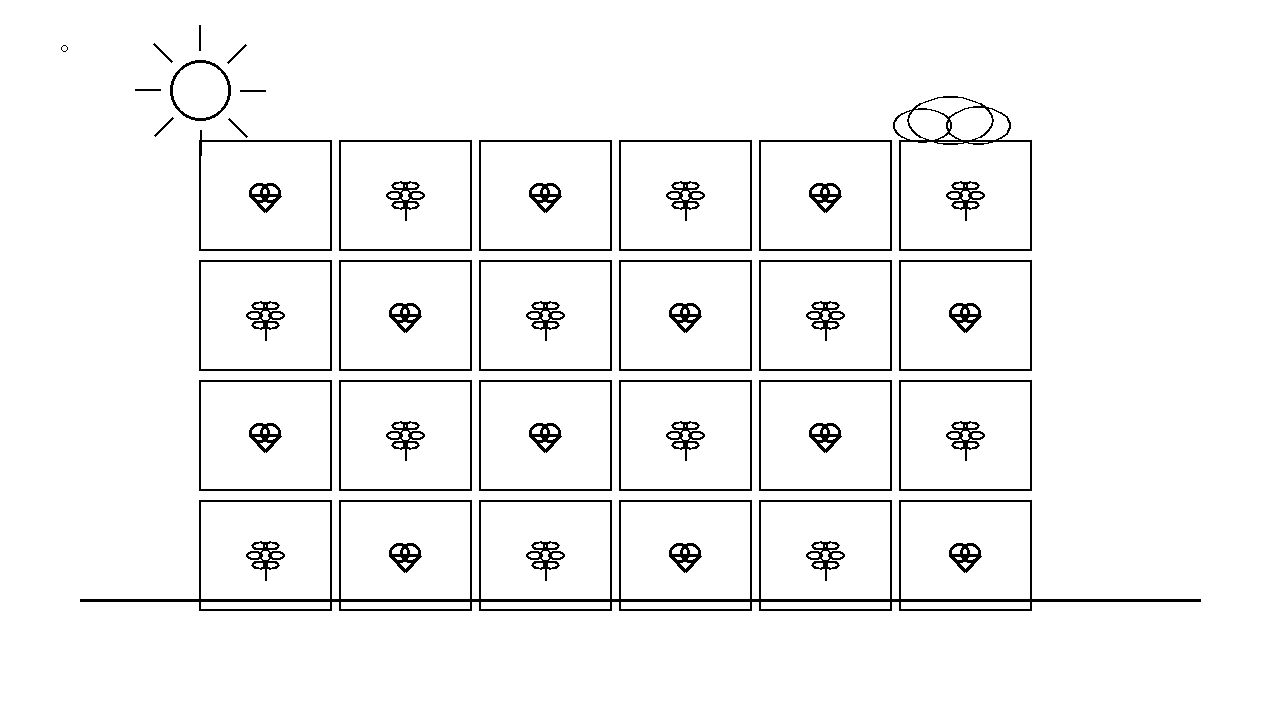 Handprint Heart Art Coloring Page
