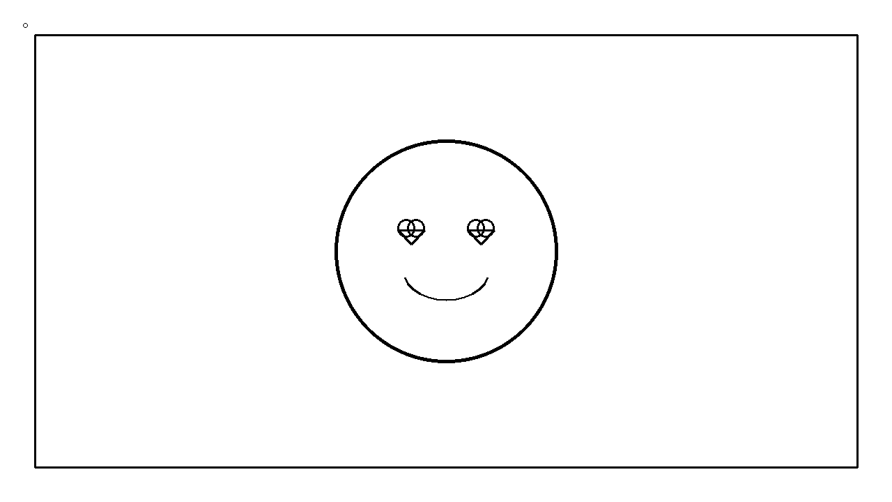 Heart Eyes Face Coloring Page