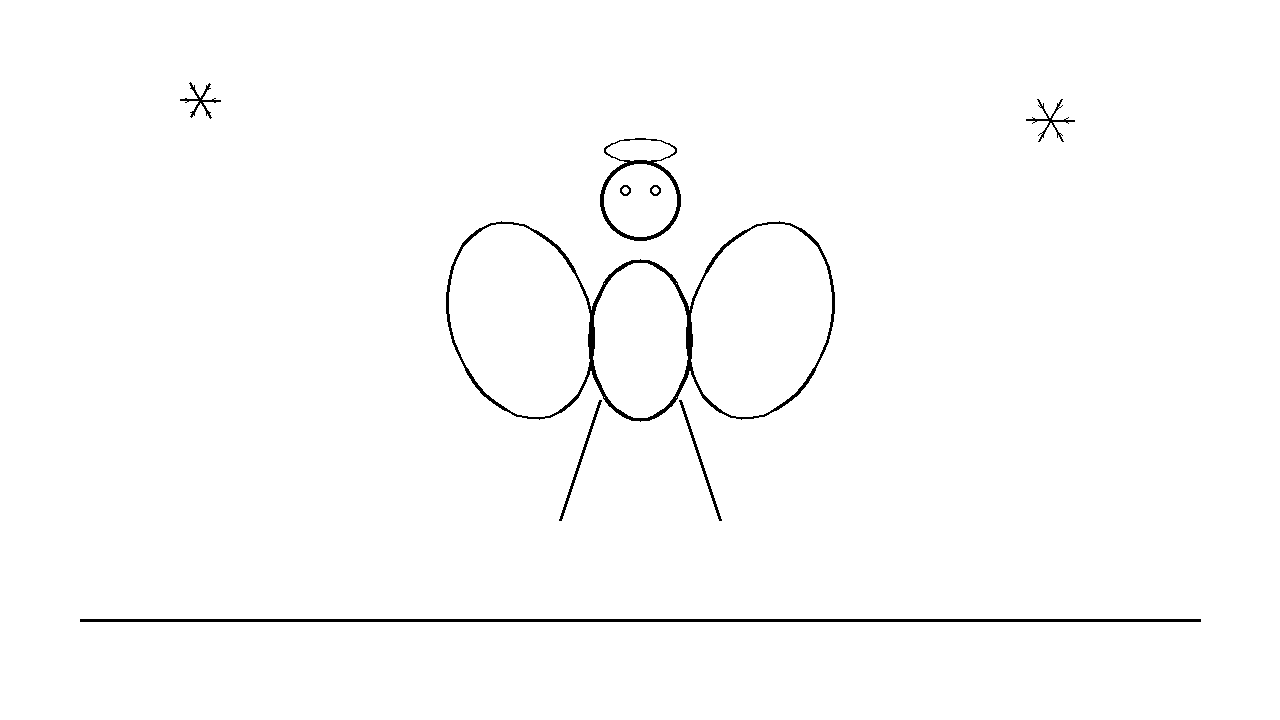 Holiday Angel Wings Coloring Page