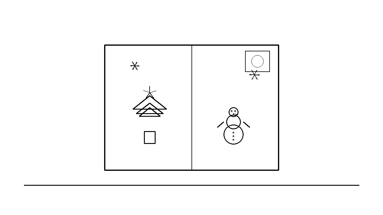 Holiday Greeting Card Coloring Page