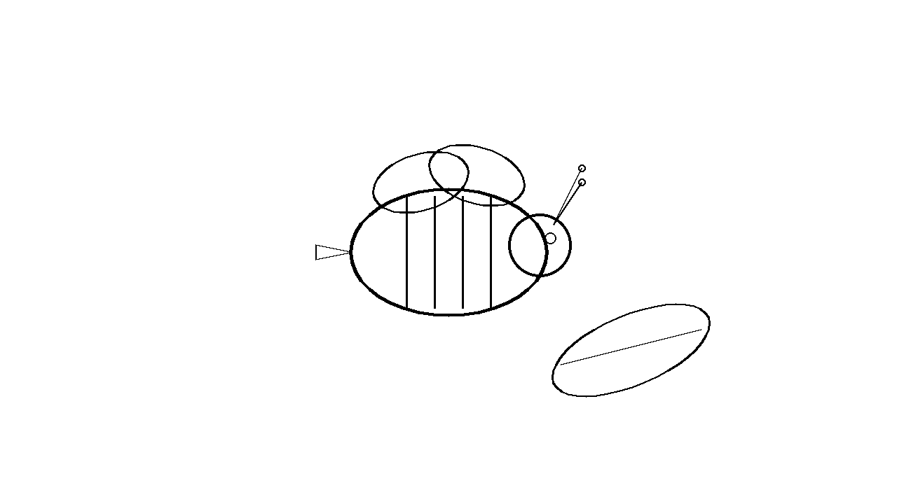 Honey Bee Flower Coloring Page
