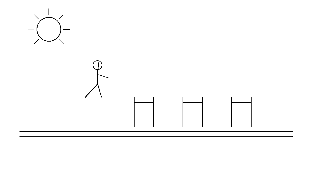 Hurdles Track Jump Coloring Page