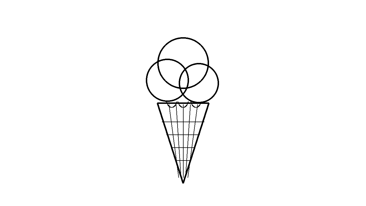 Ice Cream Cone Coloring Page