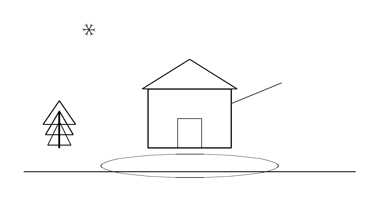 Ice Fishing Hut Coloring Page