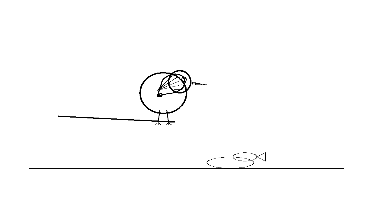 Kingfisher Fishing Bird Coloring Page