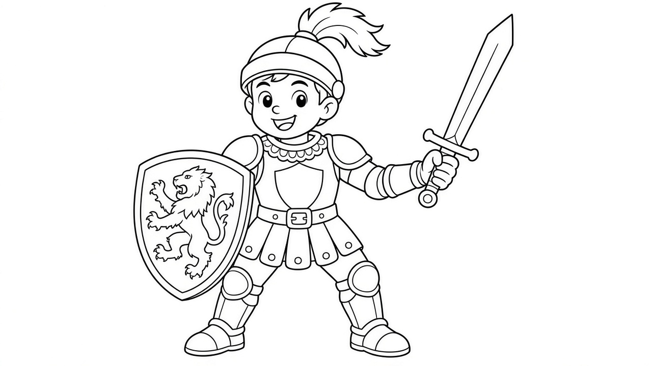 Knight and Shield