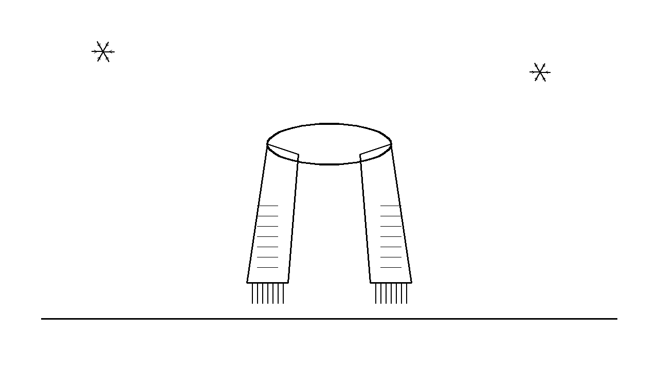 Knit Holiday Scarf Coloring Page