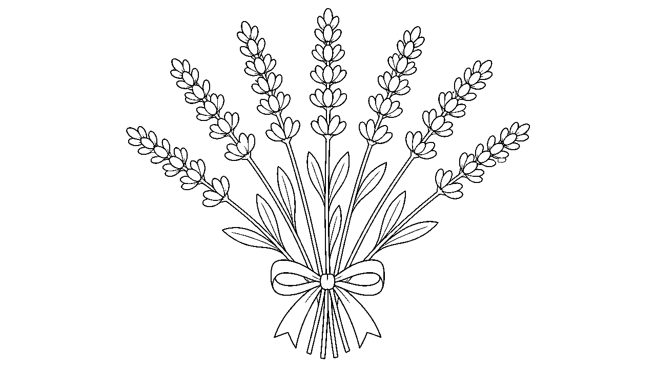 Lavender Sprigs Bunch