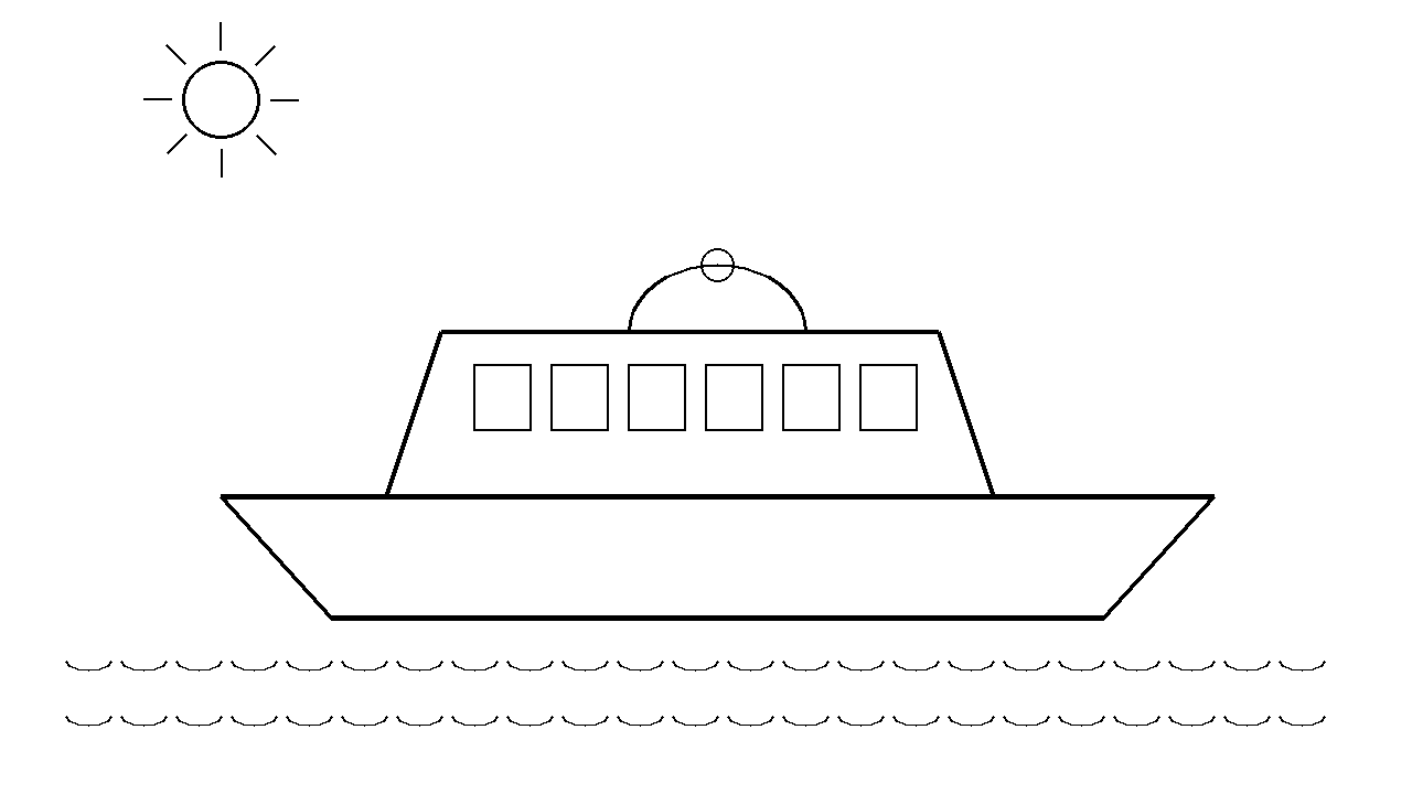 Luxury Yacht Deck Coloring Page
