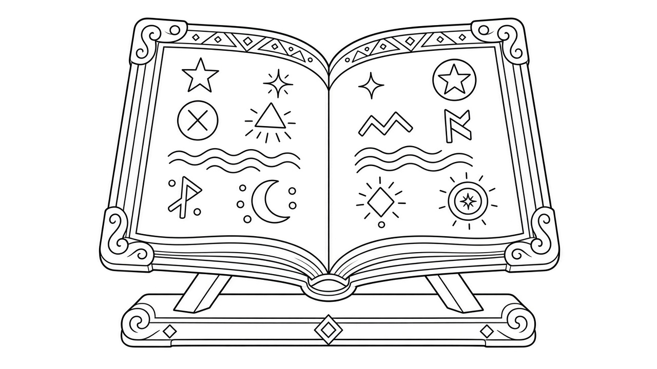 Magic Book Open