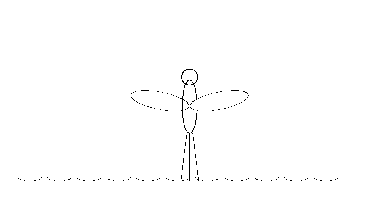 Mayfly Water Insect Coloring Page