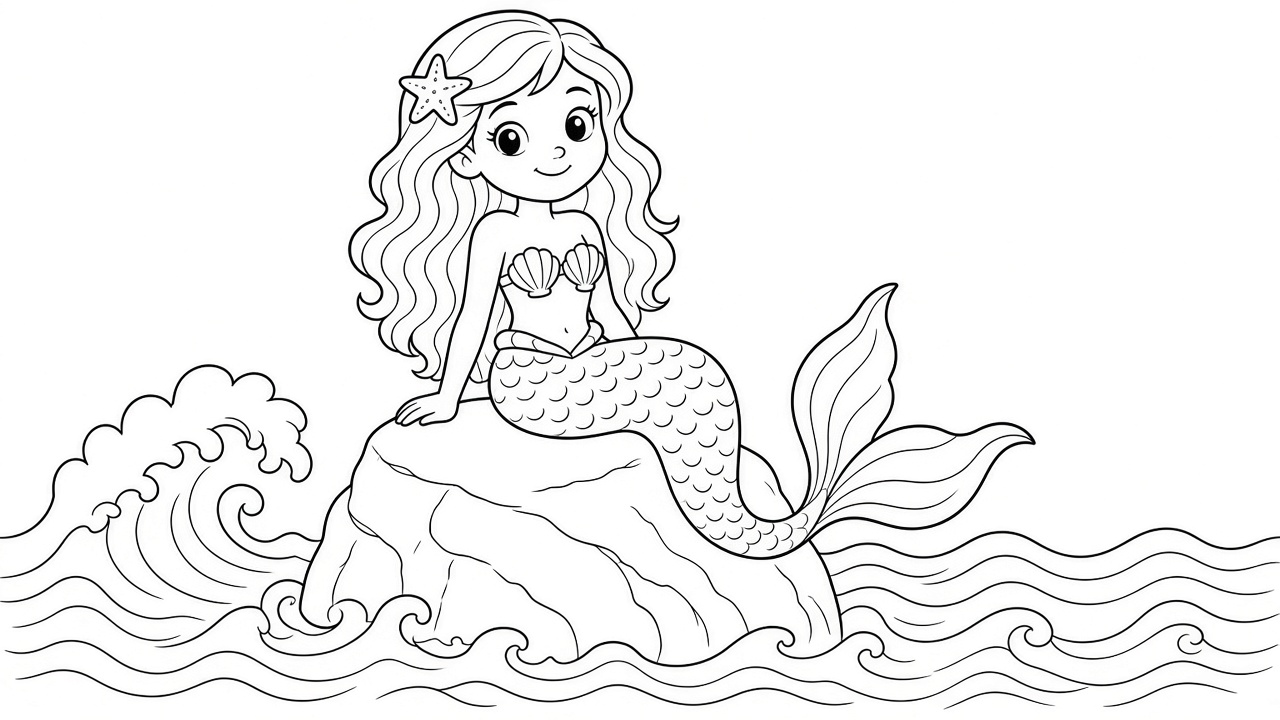 Mermaid on Rock