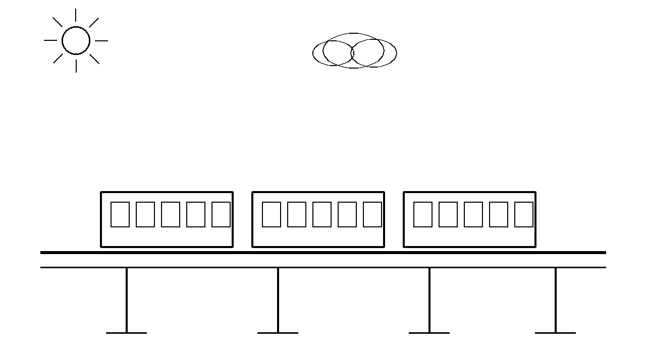Monorail City Track Coloring Page