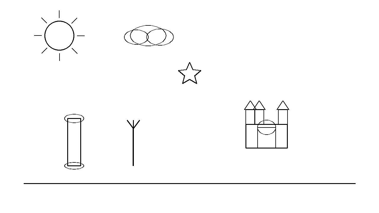 Mythology Fun Collage Coloring Page