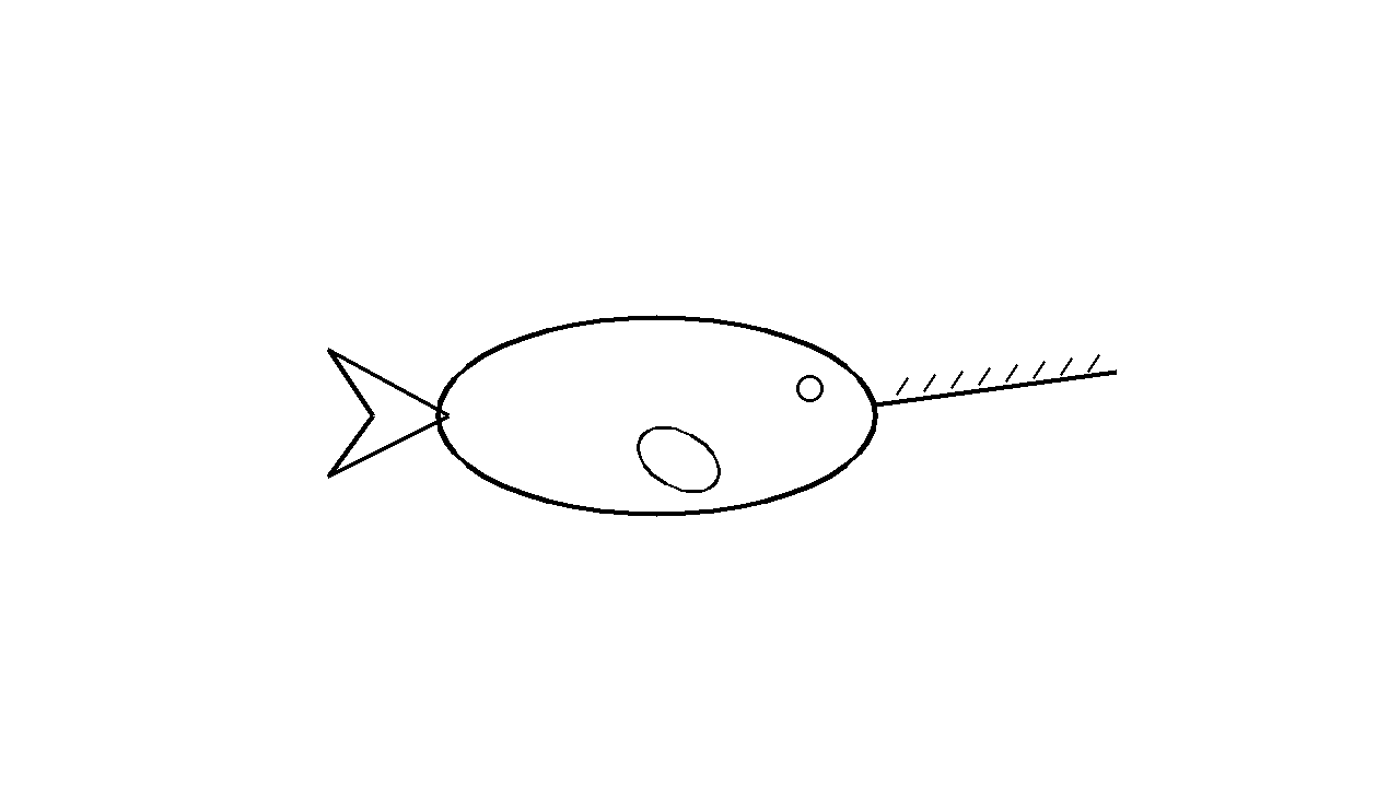 Narwhal Tusk Whale Coloring Page