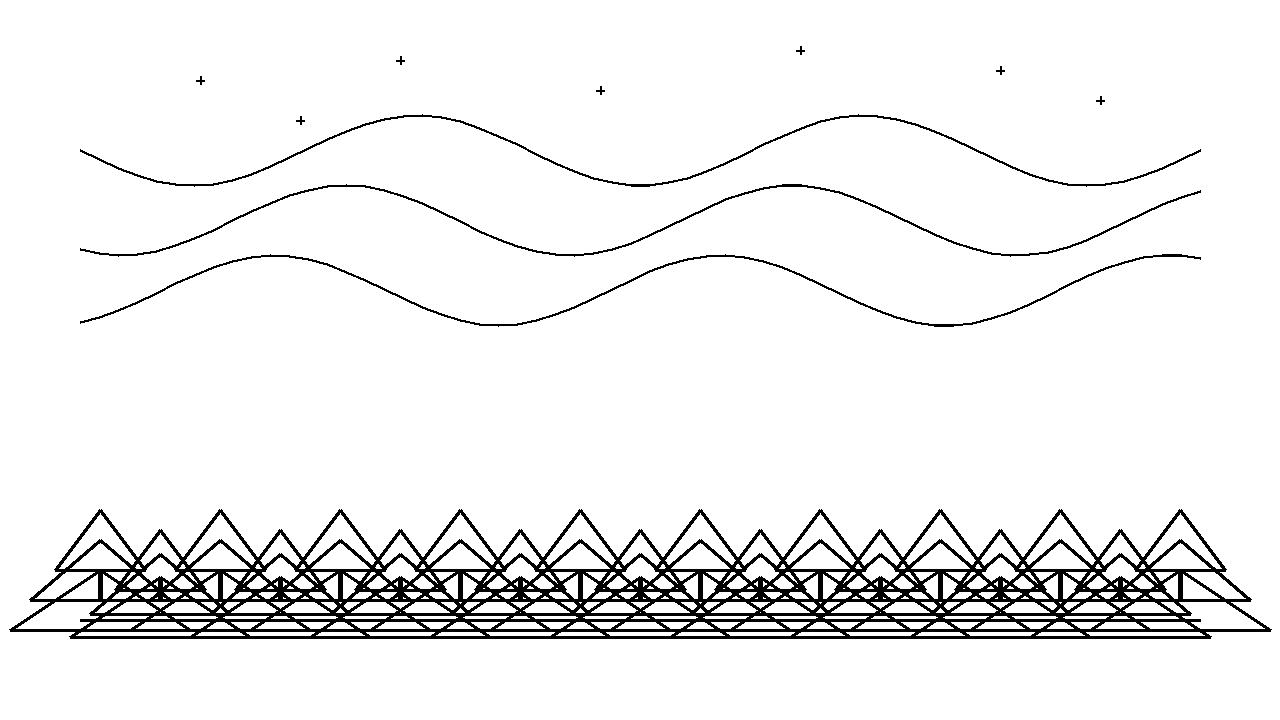 Northern Lights Night Coloring Page