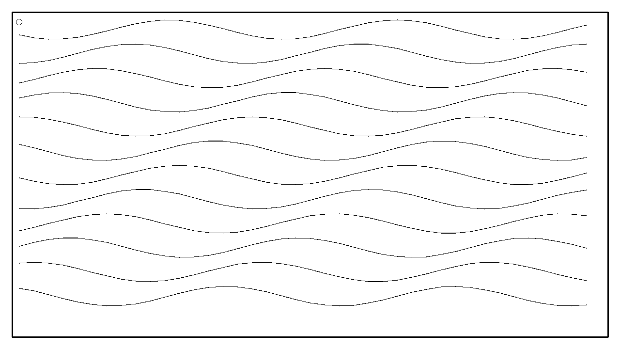 Ocean Wave Flourish Coloring Page