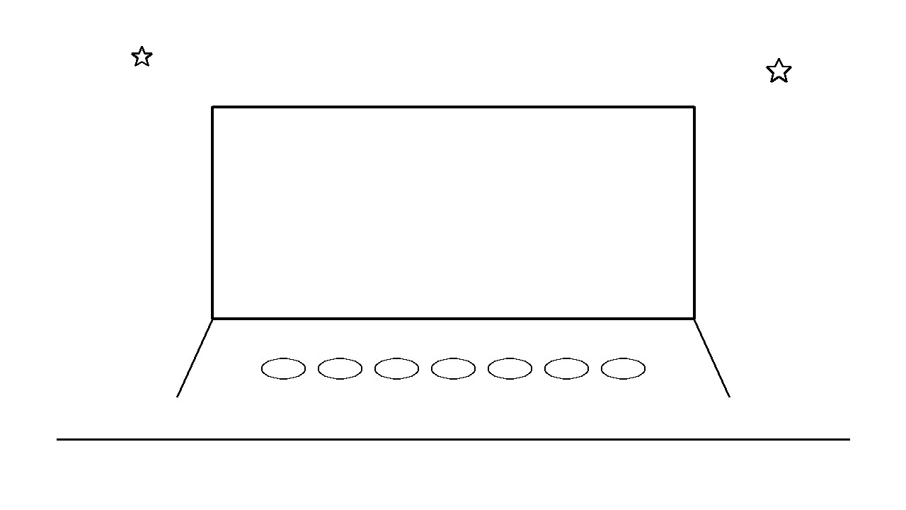 Outdoor Movie Screen Coloring Page