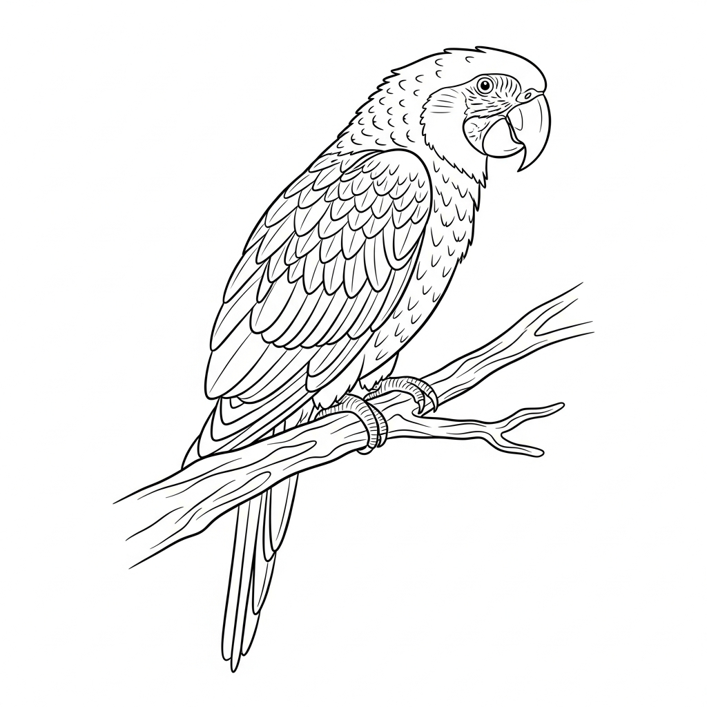 Parrot on a Branch