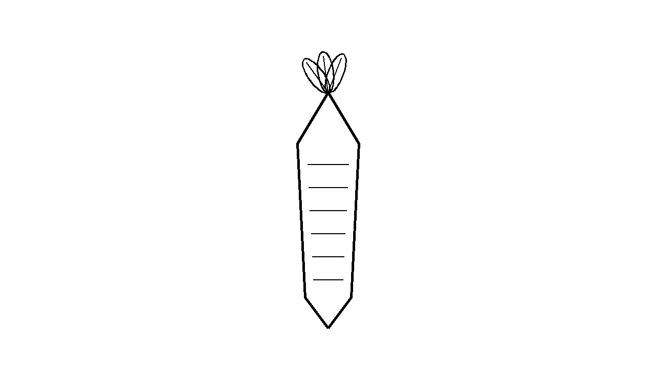 Parsnip Root Vegetable Coloring Page