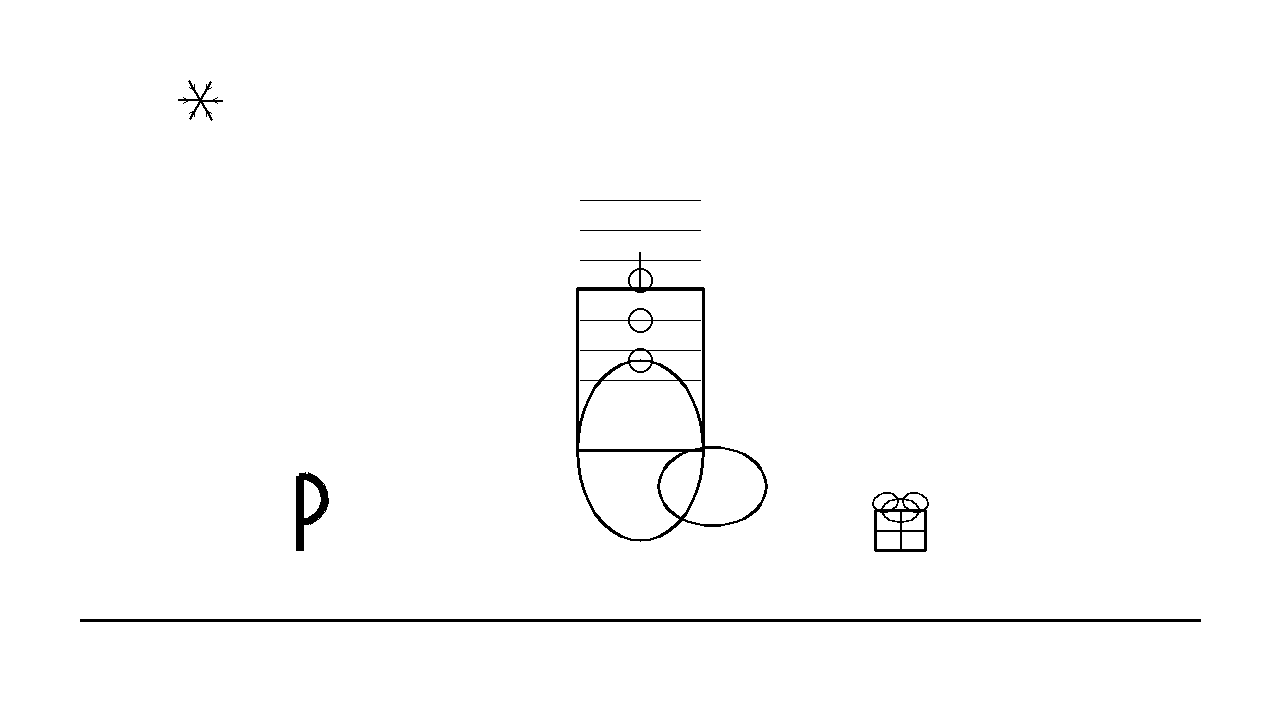 Patterned Stocking Coloring Page