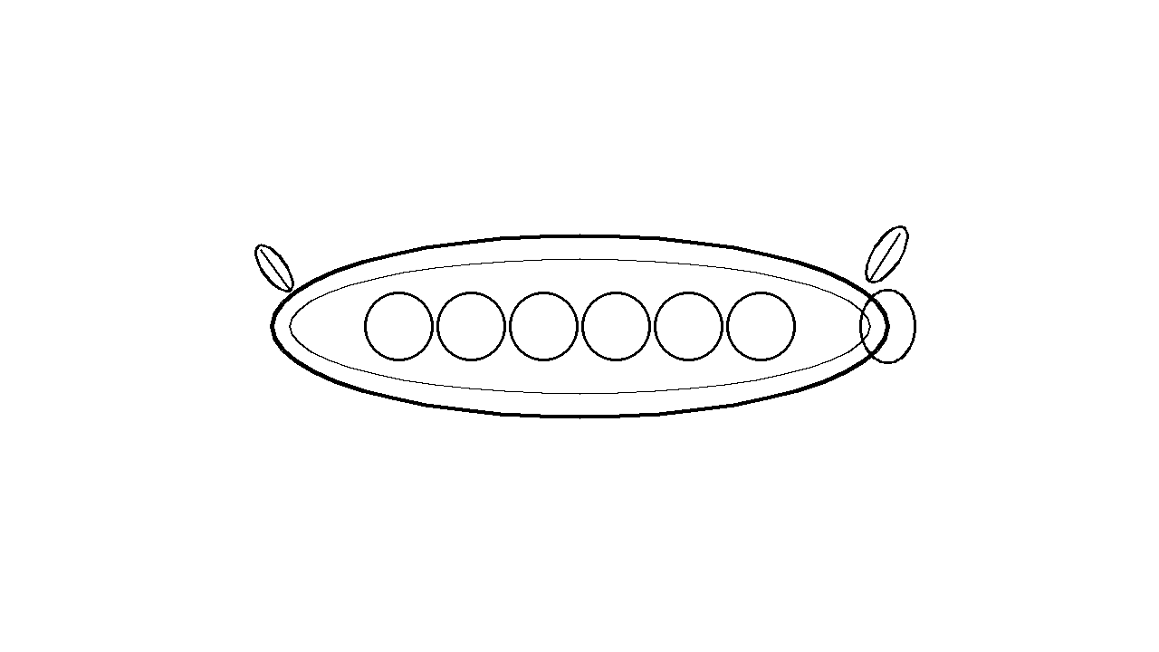 Peas In Pod Coloring Page
