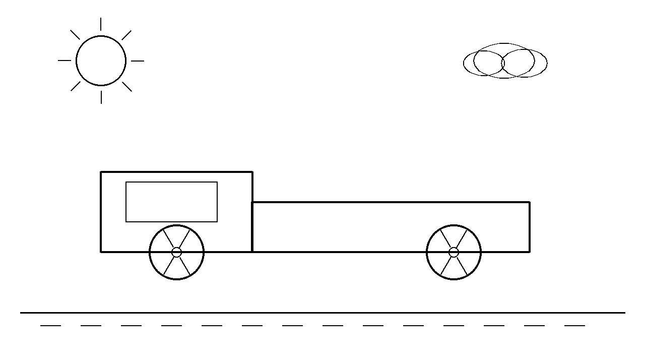 Pickup Truck Bed Coloring Page