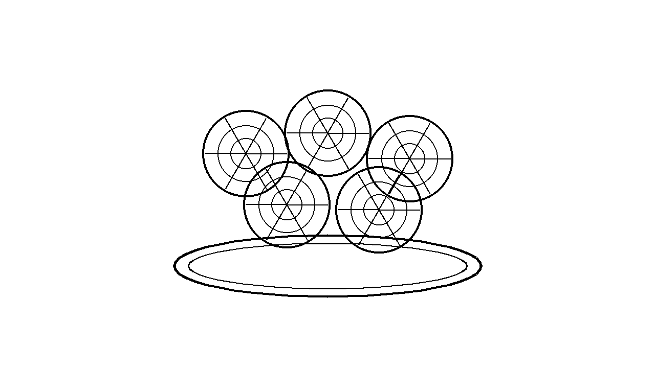 Pineapple Rings Plate Coloring Page