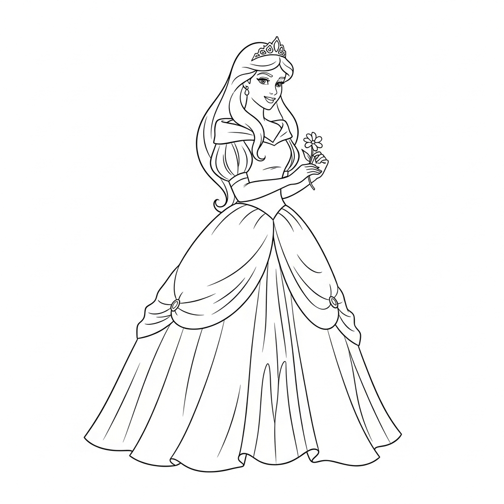 Princess in a Gown