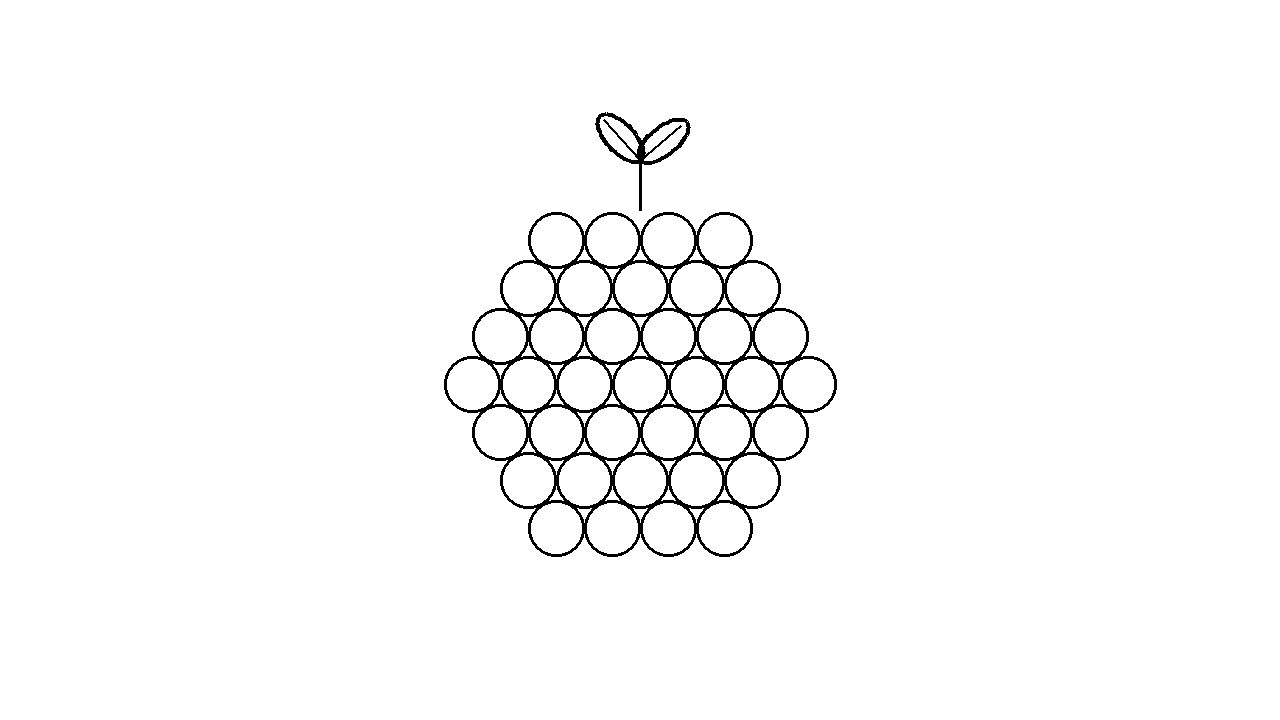 Raspberry Cluster Coloring Page