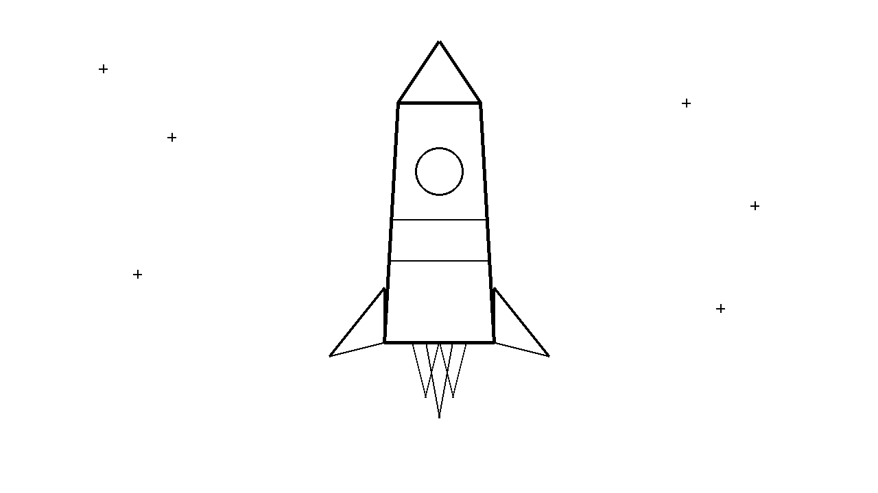 Rocket Launch Coloring Page