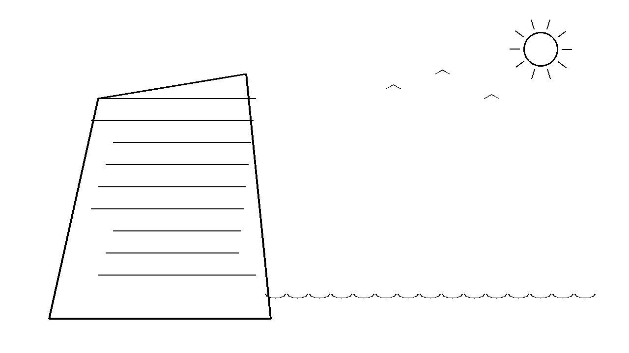 Rocky Ocean Cliff Coloring Page