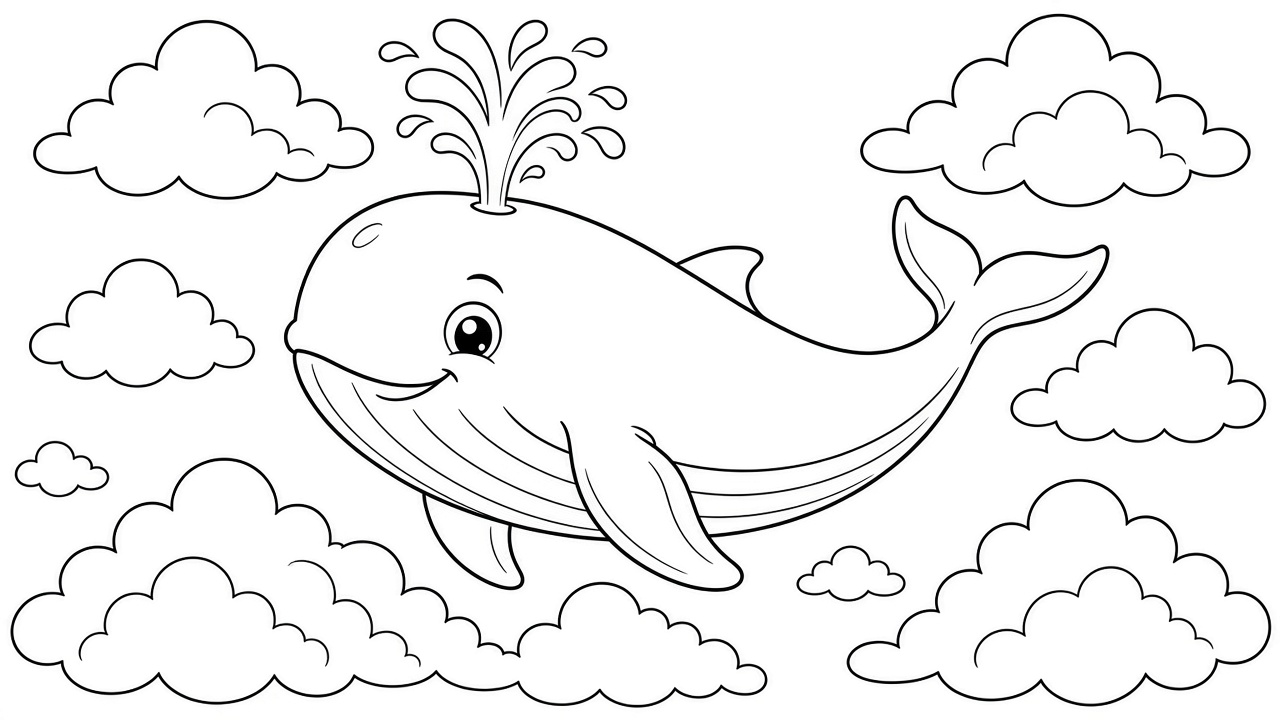 Sky Whale Clouds