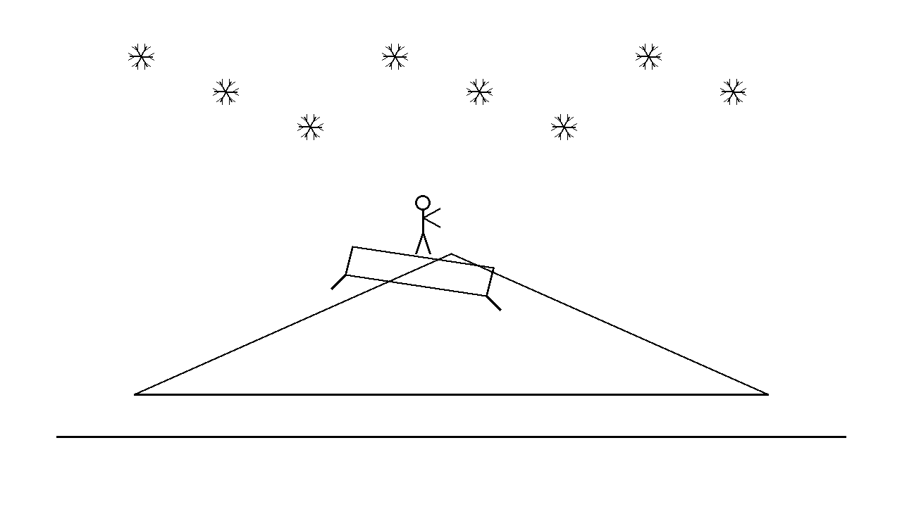 Sled Hill Ride Coloring Page