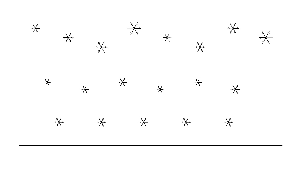 Snowflake Sky Pattern Coloring Page