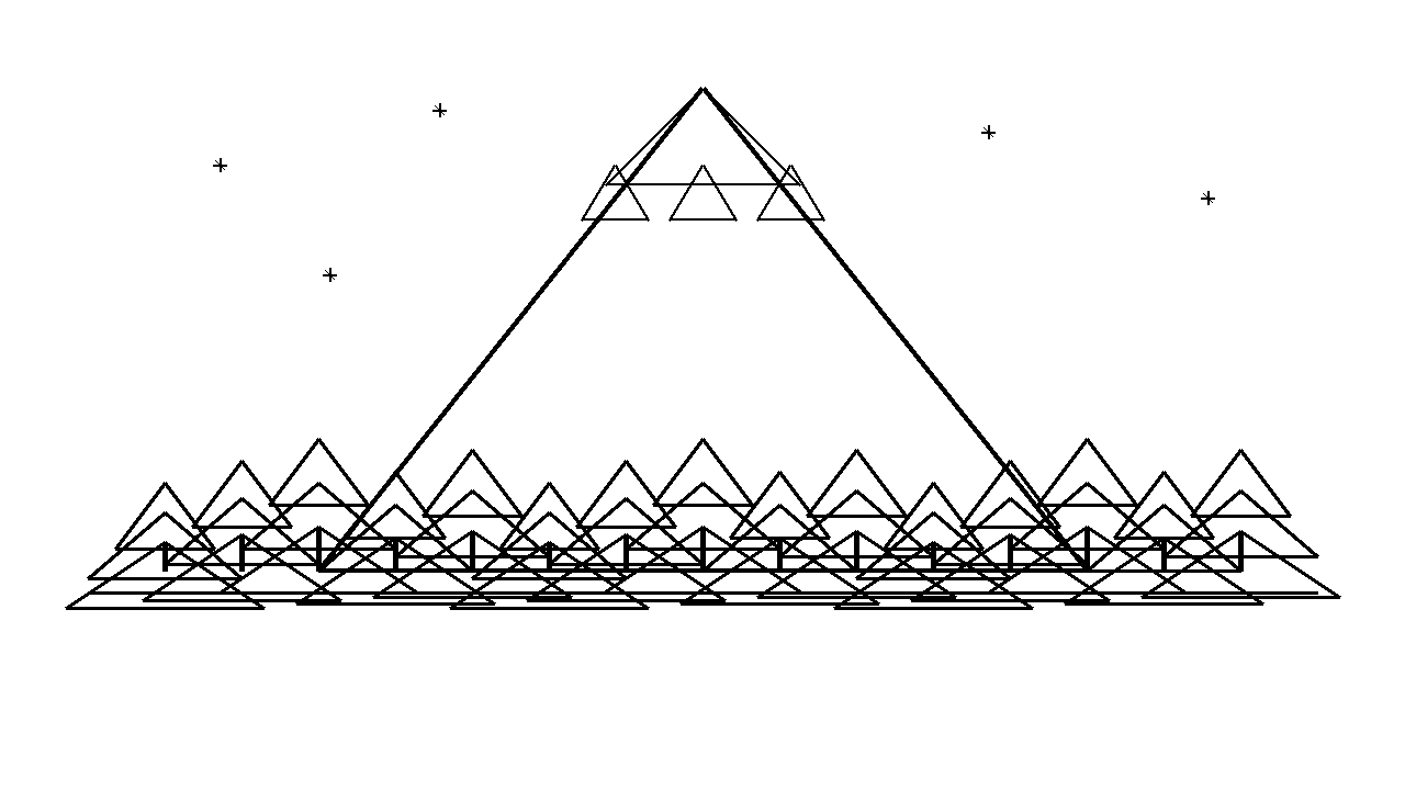 Snowy Mountain Peak Coloring Page