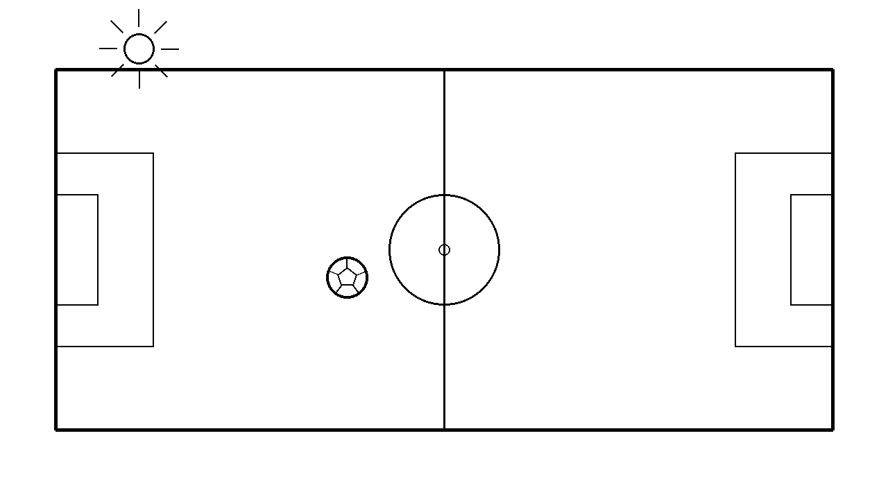 Soccer Field Lines Coloring Page