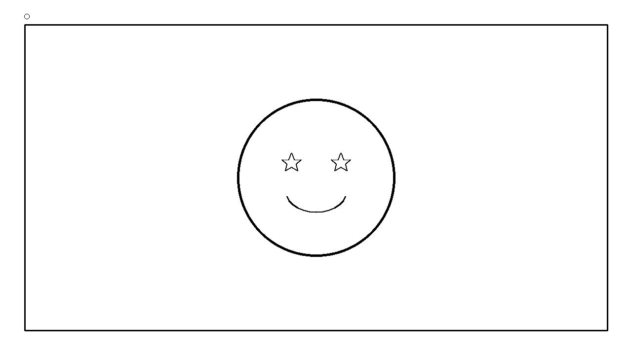 Star Struck Face Coloring Page